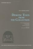 Demotic Texts from the Collection