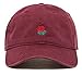 FGSS Unisex Rose Embroidered Adjustable Strapback Dad Hat Baseball Cap Mutiple Colors