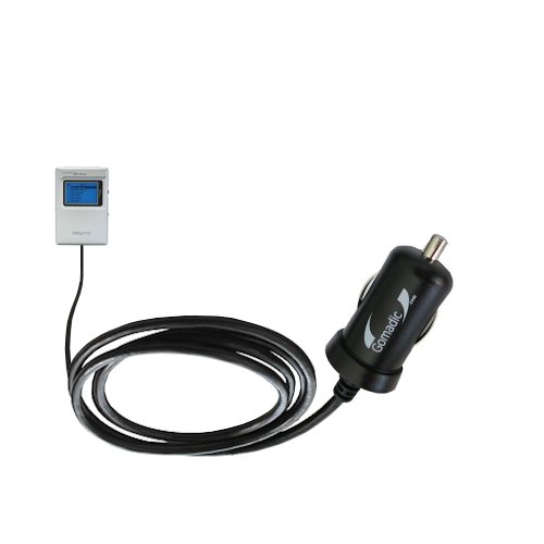Gomadic Intelligent Compact Car/Auto DC Charger Suitable for The Creative Nomad Jukebox Zen - 2A / 10W Power at Half The Size. Uses Gomadic TipExchange Technology