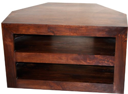 Homescapes - Dakota TV / DVD Corner Unit - Dark 