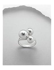 Ball Ring In 92.5 Sterling Silver