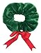 Outward Hound Kyjen 2969 LED Wreath Christmas Collar Holiday Accessory for Dogs, Medium, Green