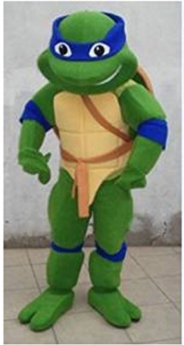Happy Family Mascot Costumes for Adults Christmas Halloween Outfit Fancy Suit Free Shipping Dark Green Turtle Teenage Mutant Ninja Turtles (Large: (175-180))