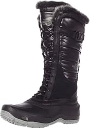 THE NORTH FACE Shellista Lace T0AWMNZT1, Damen Stiefel, Schwarz (Shiny Tnf Black/Tnf Black), EU 37 (US 6)