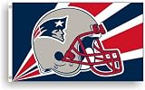 New England Patriots 3x5 NFL Football Helmet Flag a