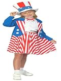 Betsy Ross Miss USA Fancy Dress Costume Ages 4-6