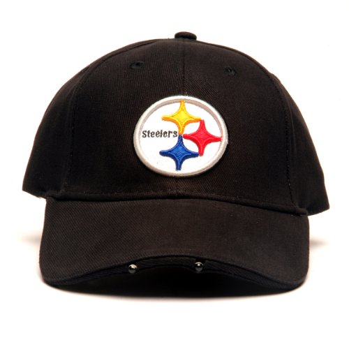 NFL Pittsburgh Steelers Dual LED Headlight Adjustable Hat