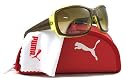 AUTHENTIC PUMA SUNGLASSES PU 15036 OLIVE GN SPORT