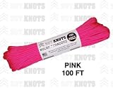 SGT KNOTS Paracord - Hot Pink - 100 Feet