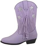 Smoky Mountain Girls Synthetic Texas Star Fringe Boot