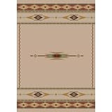 3X4 Rectangle Southwestern Pearl Mist Navajo Persian Area Rugs