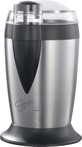 Russell Hobbs 12149-10 Coffee Grinder with stainless steel finish, cord storage and one touch operation