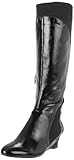 IMAGE OF Nine West Women's Bisque Knee-High Boot,Black Leather,8.5 M US