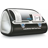 DYMO Label Writer 450 Twin Turbo label printer, 71 Labels Per Minute, Black/Silver (1752266)