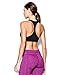 Under Armour Women's Seamless Plunge Sports Bra, Black (001)/Black, Small
