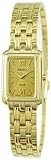 Seiko Women’s SUP012 Gold Dial Gold-Tone Stainless Steel Solar Watch