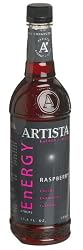 Artista Energy Syrup, Raspberry, 25.4-Ounce Bottles (Pack of 3)