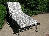 Chaise Lounge Patio Cushions - Autumn Design