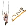 Trap�ze en bois pour balan�oires et ensembles de jeux