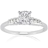 0.65 Ct Cushion Cut Diamond Engagement Ring Channel Set 14K GOLD SI2 E-COLOR GIA