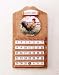 Chickens Rooster Wood Kitchen Wall Clock & Calendar