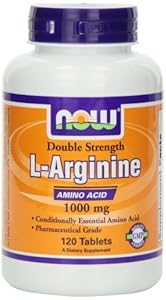 NOW Foods L-Arginine 1000mg, 120 Tablets