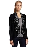 Karen Kane Women's Sequin Front Drape Jacket