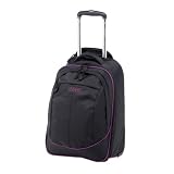 Esprit SuperLight - Sac &agrave; dos trolley - Noir/violet - 57 x 36 x 26 cm