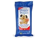 Petkin DoggyWipes, 15-Count Pack (Pack of 6)