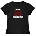 T-Shirt Woman Black " Philippine Revolution " Philippines Country