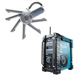 MAKITA BMR101W Job site DAB Digital Radio + Black and decker 18v dustbuster