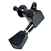 lotmusic A0394 6pcs 3L3R Guitar Tuning Pegs Machine Head Tuners Black for Gibson replacement