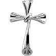 14K White Gold Cross Pendant