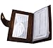 Cowhide Leather Credit Card Holder Black Wallet