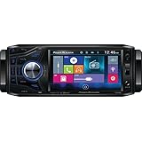 Power Acoustik PD 454B 4.5" Single-DIN In-Dash Oversized & Detachable LCD Touchscreen DVD Receiver