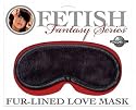 Fetish Fantasy Fur-lined Love Mask, Black