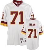 Charles Mann White Reebok NFL Premier Throwback Washington Redskins Jersey - XX-Large