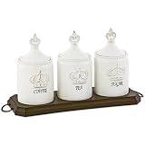 Produkt-Bild: SET VORRATSDOSE "KRONE" KAFFEEDOSE TEEDOSE & ZUCKERDOSE