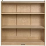 ECR4Kids Birch Adjustable Shelf Bookcase