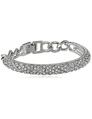 Isaac Mizrahi "Bling Bling" Round Pave  Bracelet, 7"