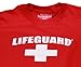 Lifeguard T-Shirt Official Licensed Life Guard Tee XL Red X-Large