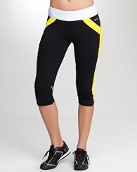 Mesh Inset Capri Pant - BEBE SPORT