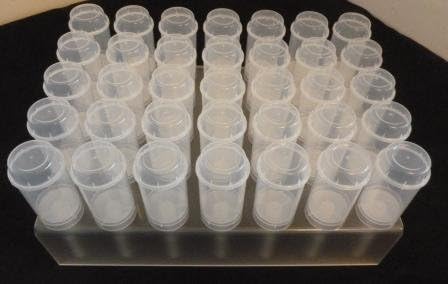 Combo: 35ct. Push Up Pop Containers with Frost Acrylic Stand