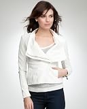 bebe Asymmetrical Leatherette Jacket