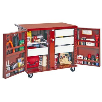Best Price JOBOX 676996 Rolling Work Bench with 4 Drawers, 1 Shelf & 6