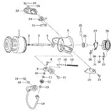 �_�C��(Daiwa) �g���C�\ 2000LB �p�[�c:�X�v�[��(���iNo.001) 128:158