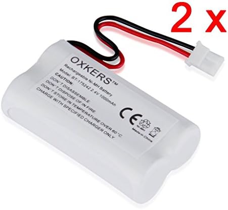 OXKERS 2-Pack Replacement Cordless Phone Batteries for Vtech BT175242 BT-175242 BT275242 BT-275242 6119