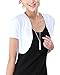 Mullsan Women's Short Sleeve Shrug Cardigan Top