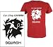 Sport - T-Shirt ( SQUASH ) (Farbe rot) (Größe XL)