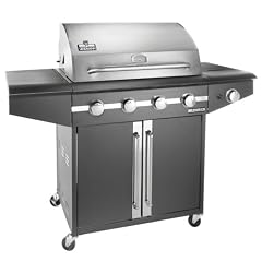 Landmann-Peiga 12792 Avalon Gasgrillwagen 4BR mit SB, 134.6 x 60 x 63.5 cm